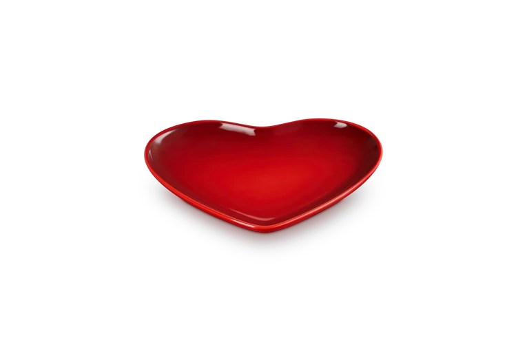 Le Creuset - Talerz Serce 23 cm Wiśniowy