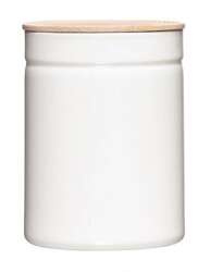 Riess - Pojemnik z drewnianą pokrywą 2,2l Pure White