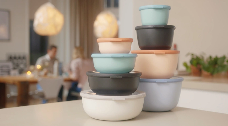 Mepal - Zestaw 3 misek Cirqula 500 1000 2000 Nordic Black