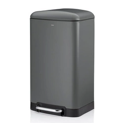 Kela - Kosz na śmieci 30 l szary Davino