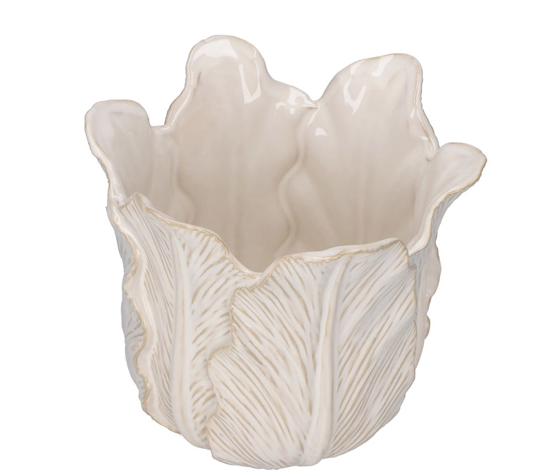 RITUALI DOMESTICI - DORDOGNA Wazon ozdobny L biały