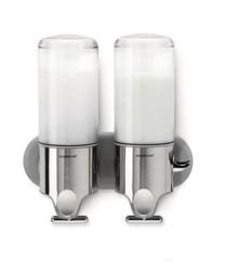 Simple Human - podwójny dozownik na płyn stal nierdzewna