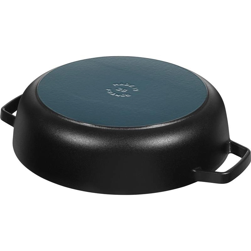 Staub - głęboka patelnia żeliwna Chistera czarna 28 cm