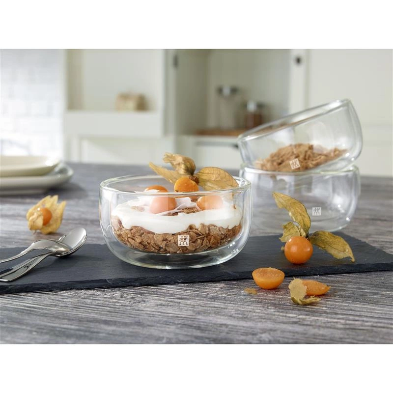 Zwilling - dwie miseczki deserowe double wall Sorrento 280 ml