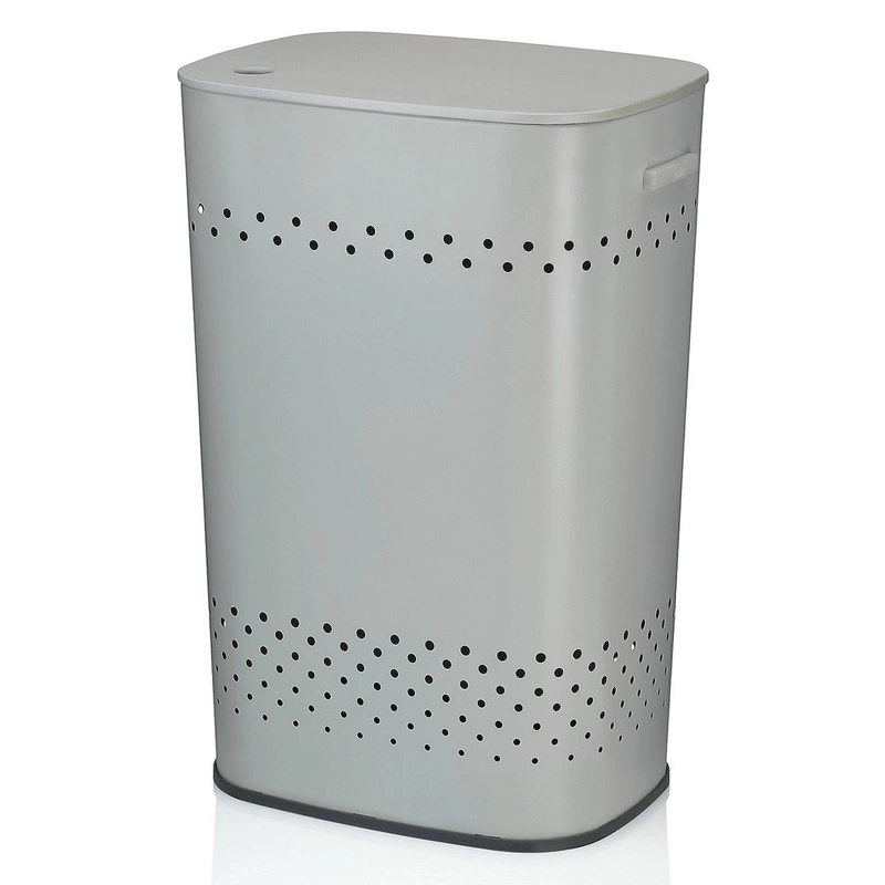 Kela - Kosz na praniez  siedziskiem 60l.szary Malaga