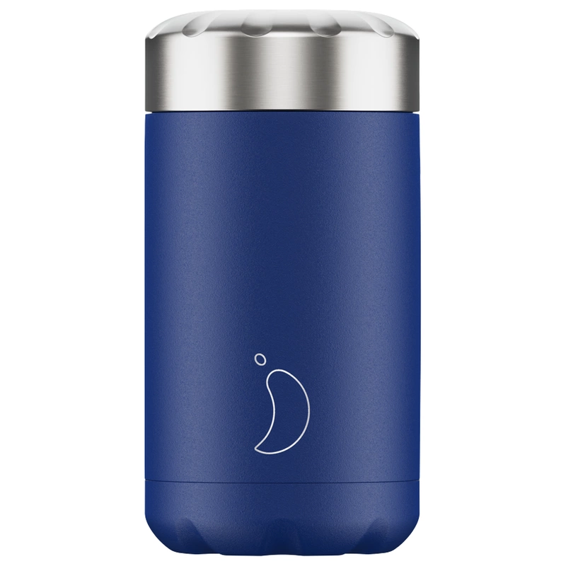 Chilly's Bottles - Termos obiadowy Chilly's 500ml Blue Matte