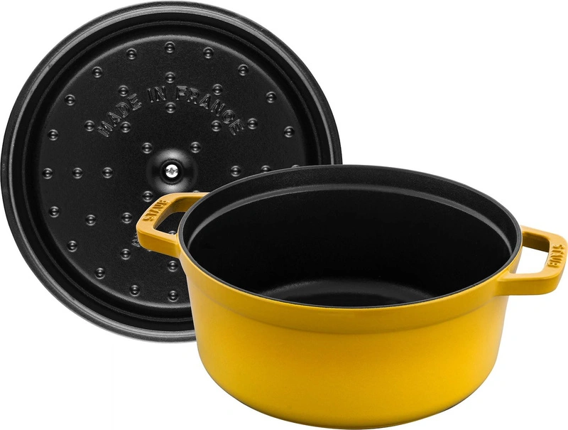Staub - LA COCOTTE Garnek żeliwny okrągły 6.7 ltr cytrynowy