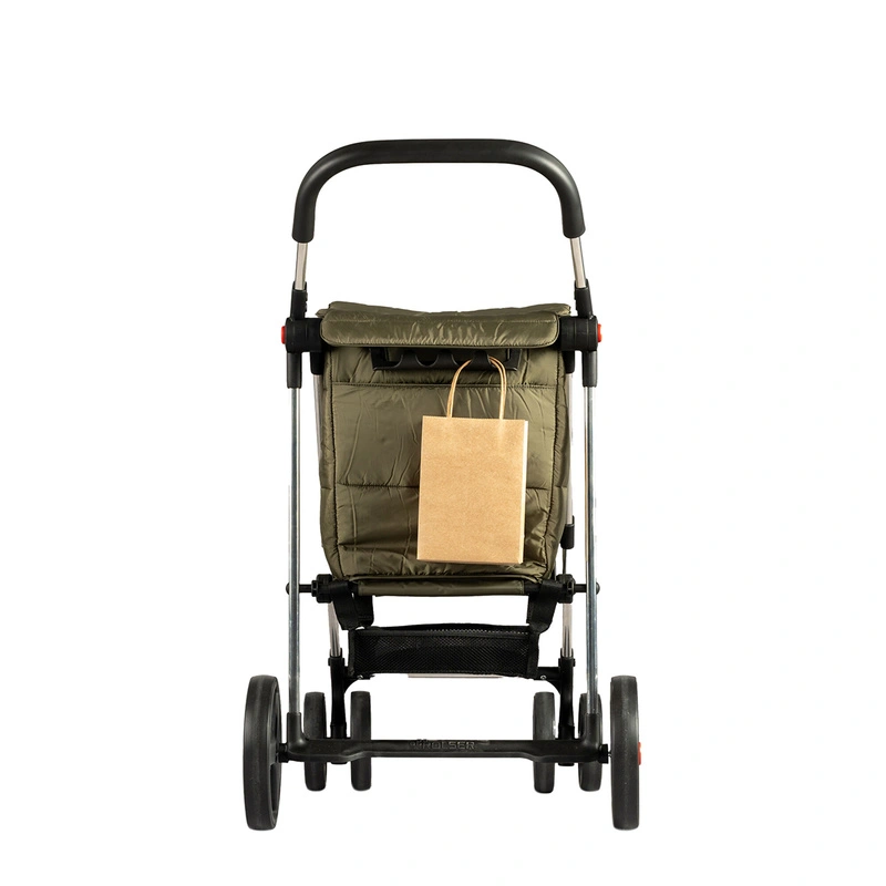 Rolser - Wózek na zakupy Basket Polar 4B Khaki