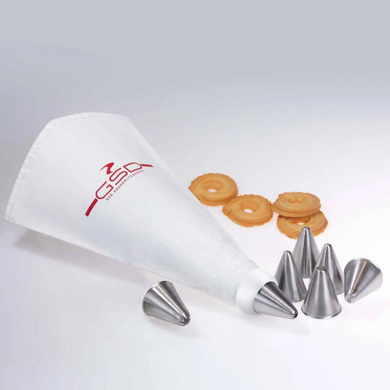 GSD - Rękaw cukierniczy z 7 dyszami