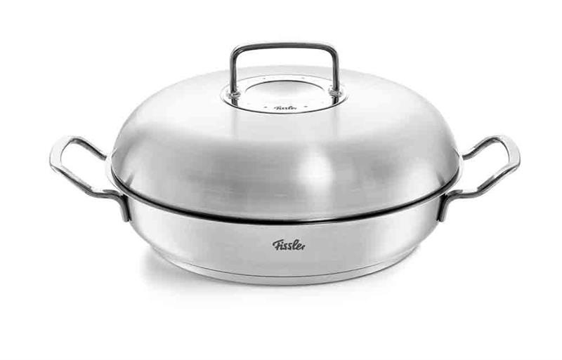 Fissler - Patelnia do smażenia i serwowania 24cm z pokrywą Novogrill Original Profi 2.0