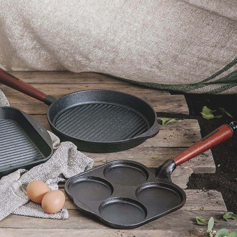Skeppshult - TRADITIONAL Patelnia grillowa - 25 cm, czarny