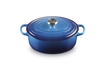 Le Creuset - brytfanna żeliwna emaliowana Signature 33 cm 7,5 l azure