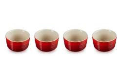 Le Creuset - Zestaw 4 mini foremek 100 ml Wiśniowy