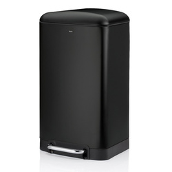 Kela - Kosz na śmieci 30 l czarny Davino