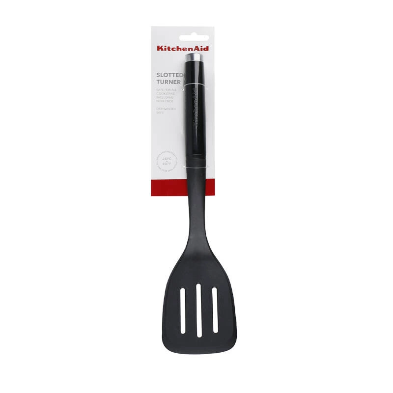 KitchenAid Culinary Tools - łopatka kuchenna z otworami CLASSIC Onyx Black