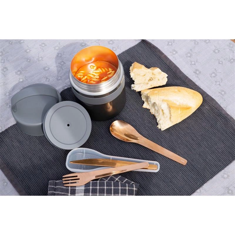 Lurch - pojemnik termiczny, śred. 10,5 x 18,5 cm, 0,5 l, antracytowy Iso-Pot 2.0