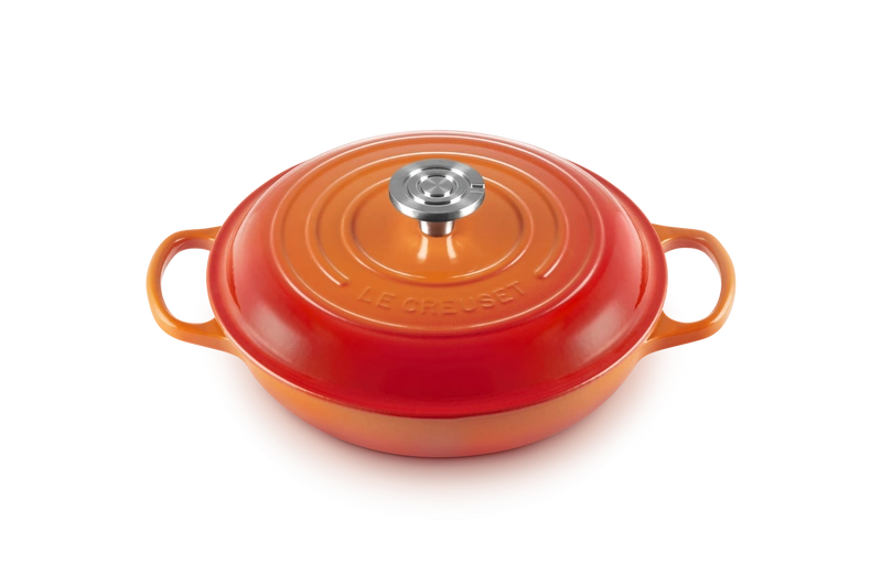 Le Creuset - garnek Gourmet Profesjonalny żeliwny 26 cm 2,2 l płomienny