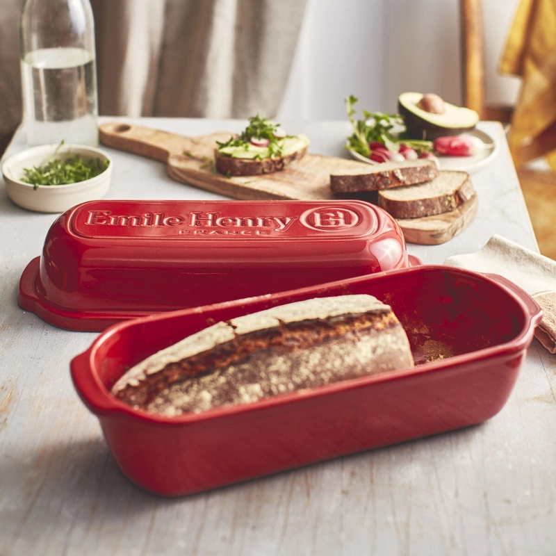 Emile Henry - Forma do pieczenia chleba 4,5L - czerwony