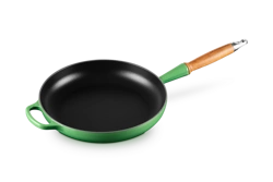 Le Creuset - patelnia żeliwna z drewnianym uchwytem 28 cm Bamboo