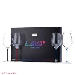 Cheer Moda - Zestaw kieliszków Lava