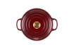 Le Creuset - garnek żeliwny Signature 20 cm 2,4 l garnet