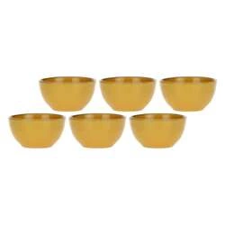 Rose&Tulipani - zestaw 6 misek na owoce 11 cm Concerto Ocra