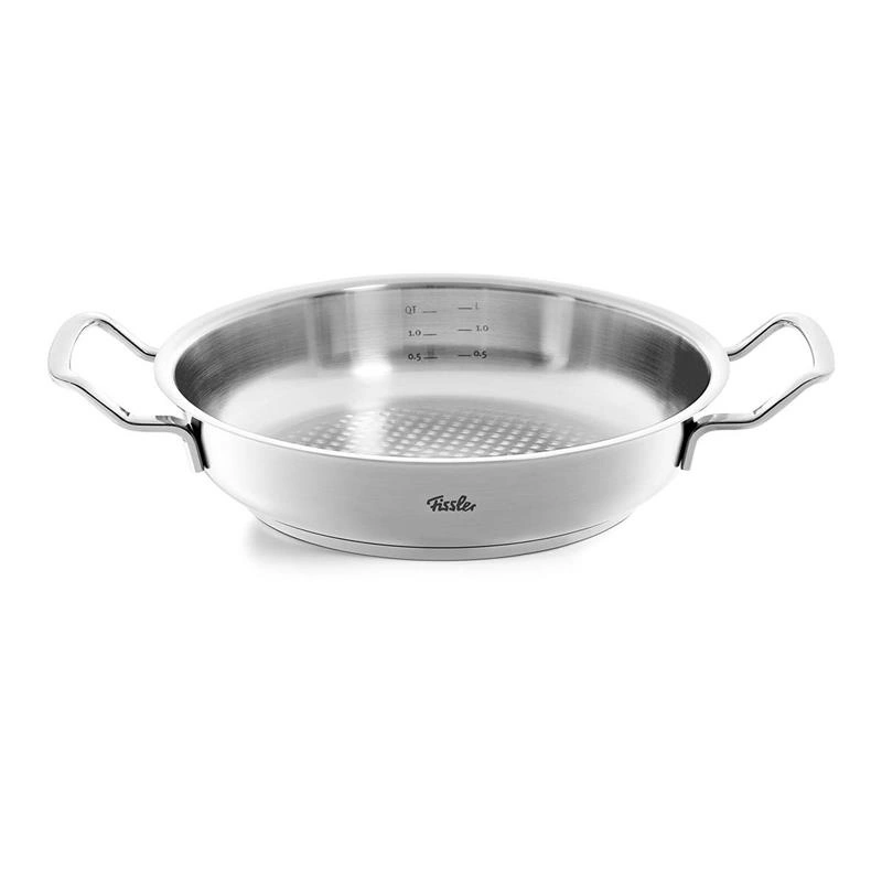 Fissler - Patelnia do smażenia i serwowania 24cm z pokrywą Novogrill Original Profi 2.0