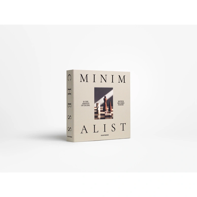 Printworks - Szachy drewniane - minimalistyczne
