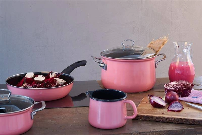 Riess - Riess- Zestaw garnków 5cz. Pink