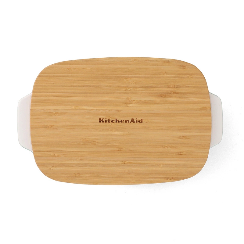 KitchenAid - ceramiczna brytfanna z przykrywką L - Pistachio