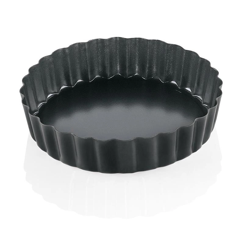 Kuchenprofi - foremki do tartaletek, śred. 11,5 cm, 4 szt., czarne Pâtissier