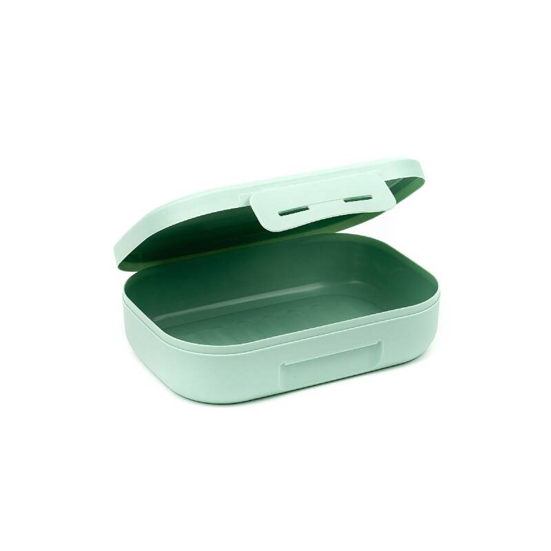 Amuse - lunchbox z klipsem 18 cm BIO miętowy
