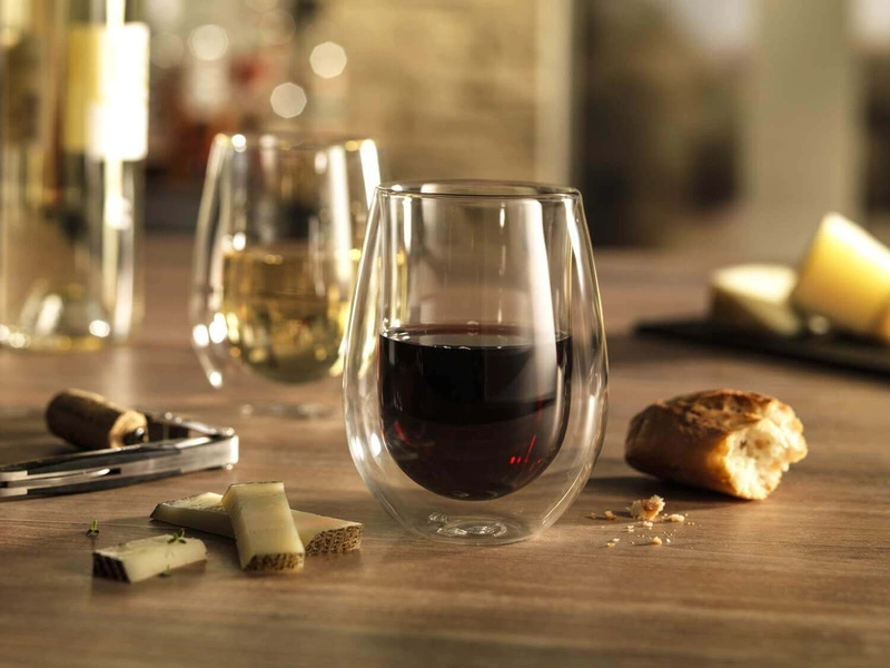 Zwilling - dwie szklanki z podwójnymi ściankami do czerwonego wina Sorrento 350 ml