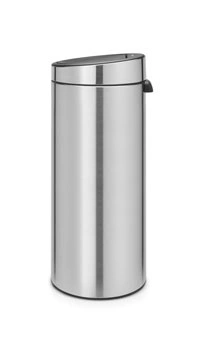 Brabantia - kosz na śmieci Touch Bin New 30l matowa stal
