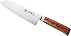 Tamahagane - SAN Brown Nóż Santoku 17,5cm