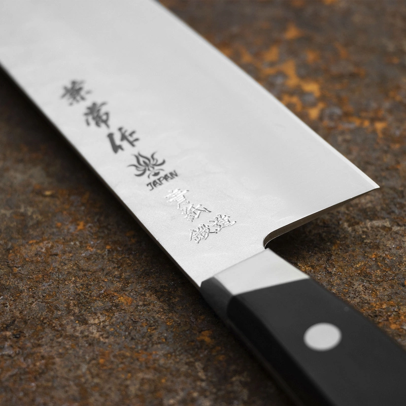 Kanetsune - YH-3000 Aogami#2/SS Nóż Santoku 18 cm