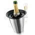 VACU VIN - Aktywny schładzacz do szampana Elegant - stalowysrebrny, czarny