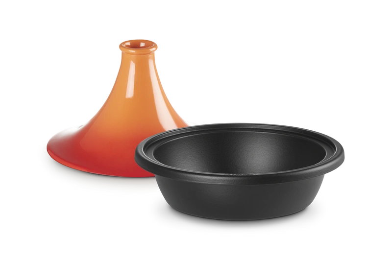 Le Creuset - Tagine żeliwo kamionka 31 cm płomienny