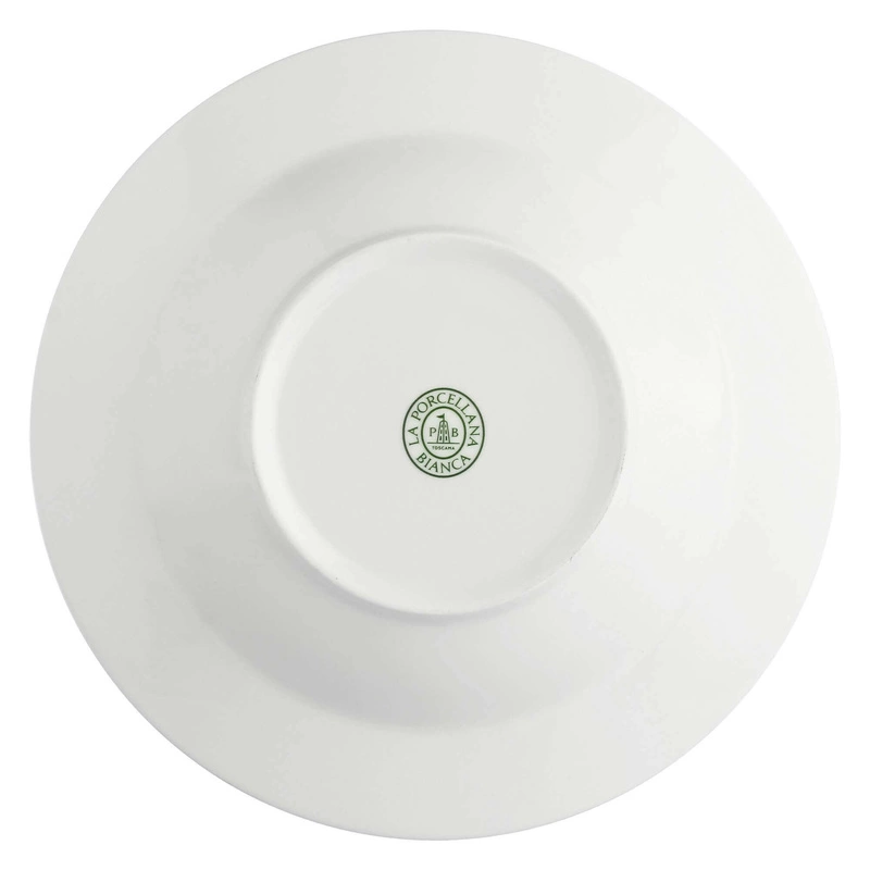 La Porcellana Bianca - zestaw 6 talerzy do zupy z rantem 23 cm Essenziale