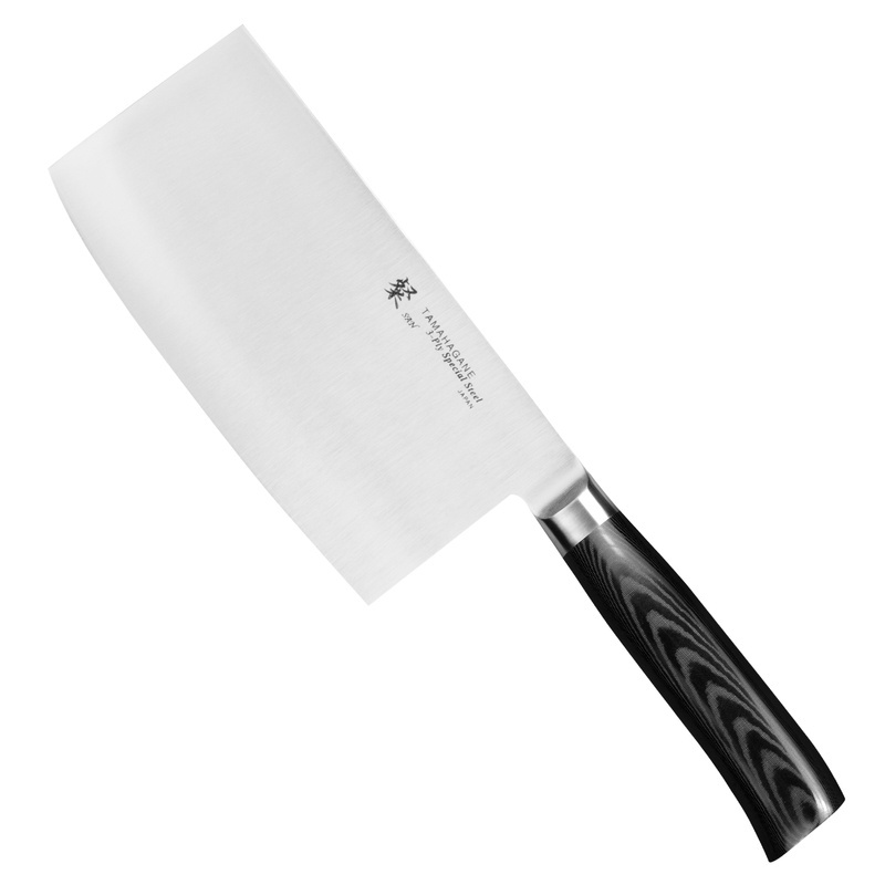 Tamahagane - SAN Black Nóż Chiński do siekania 18cm