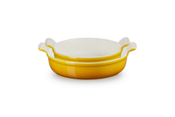Le Creuset - Kamionkowy zestaw 2 okrągłych form do pieczenia Heritage 20cm/24cm Nectar