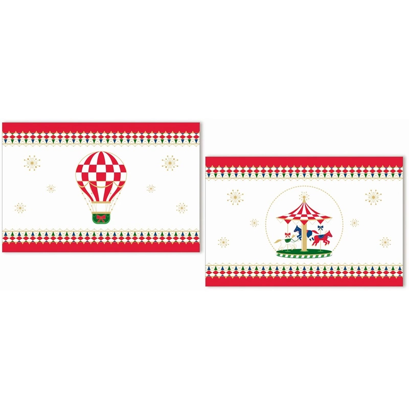 Rose&Tulipani -  x MAS CAROUSEL Zestaw 2 podkładek na stół 45.5 x 30 cm