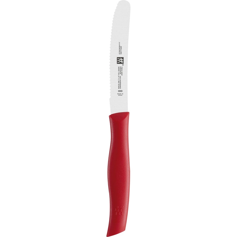 Zwilling - Nóż uniwersalny TWIN Grip 12 cm czerwony