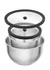Zwilling - FRESH & SAVE Zestaw 2 stalowych misek z pokrywką - srebrny