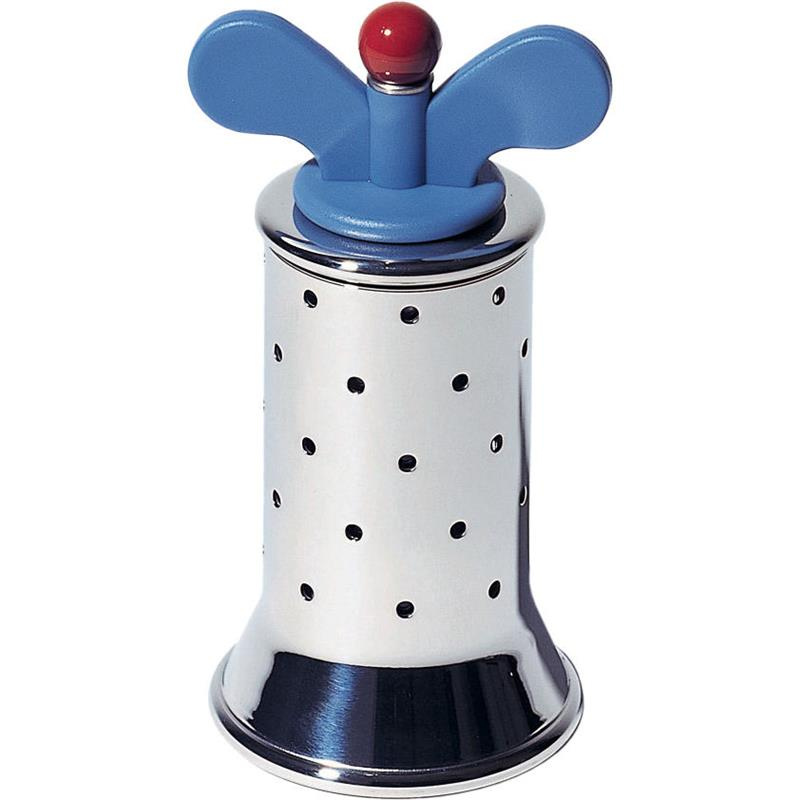 Alessi - młynek do pieprzu, niebieski uchwyt 9098