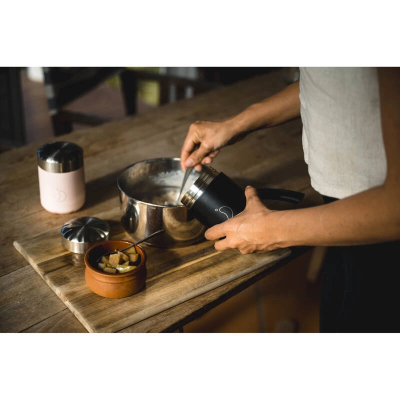 Chilly's Bottles - Termos obiadowy Chilly's| 500ml Black Monochrome