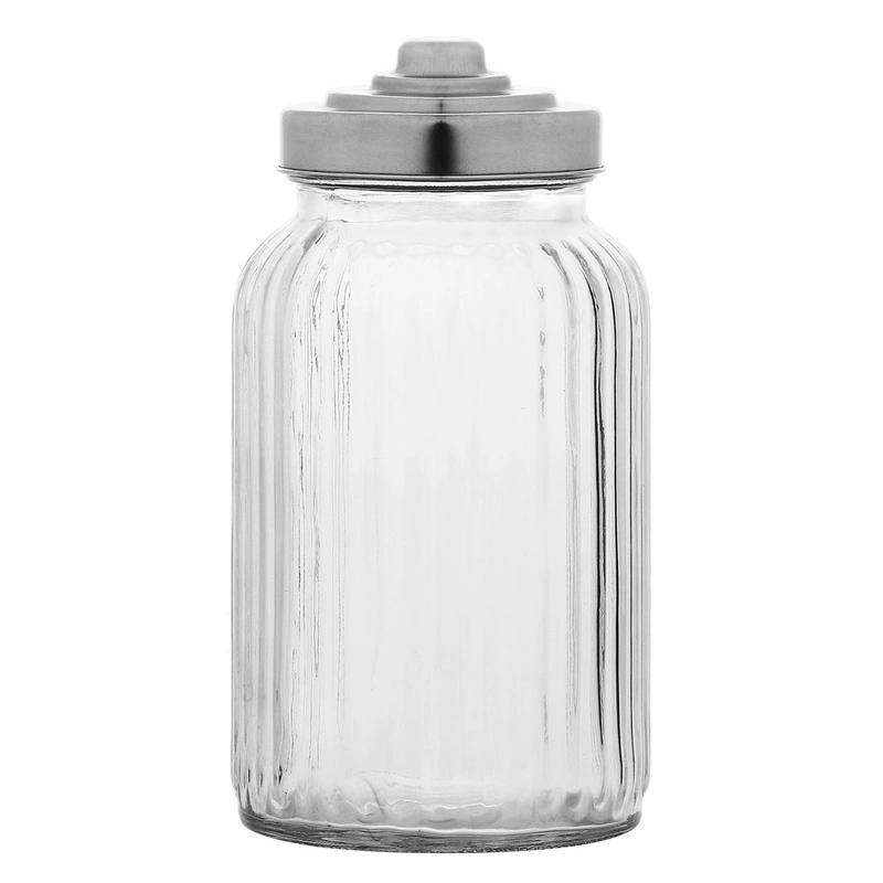 La Porcellana Bianca - pojemnik szklany żebrowany 1.3 ltr Tuscania