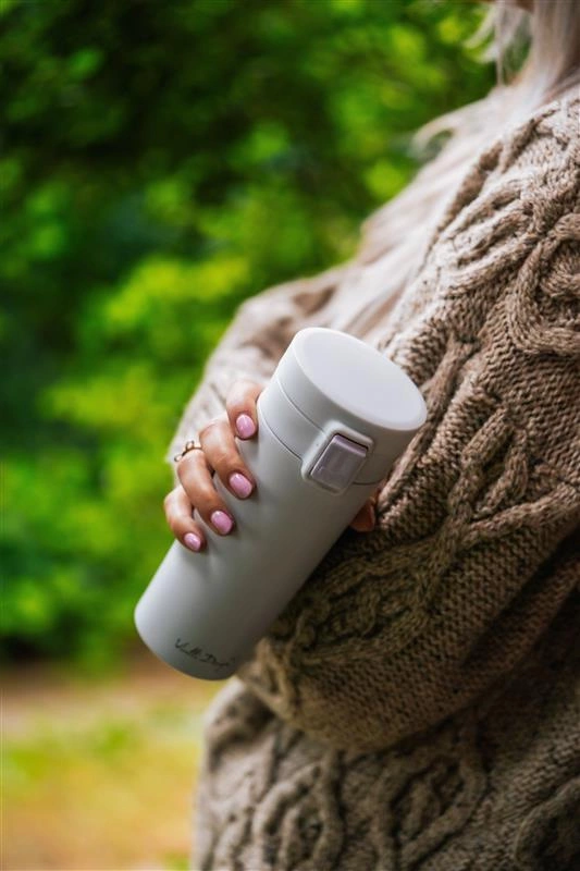 Vialli Design - Kubek termiczny 400ml FUORI biały