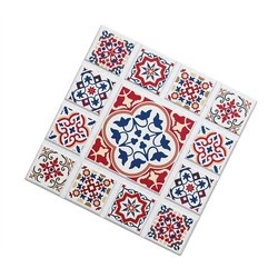 Zassenhaus - podkładka pod gorące naczynia, ceramika/korek, 20 x 20 cm, kwiat Casablanca