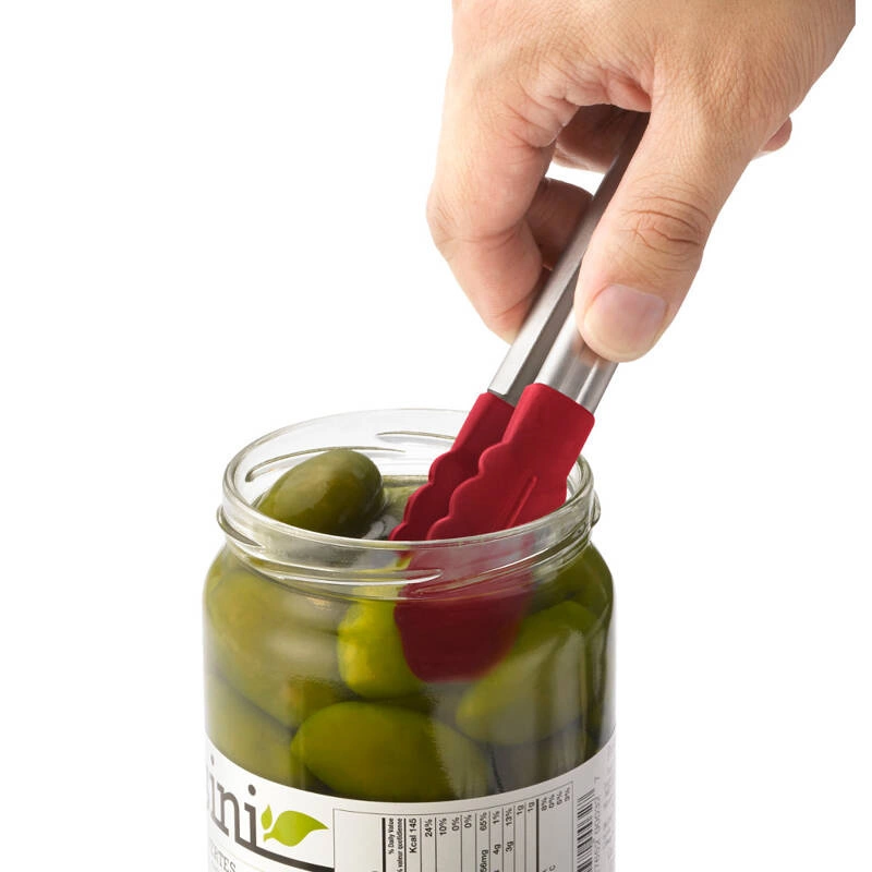 Cuisipro - Stalowe szczypce mini 17,8cmsrebrny